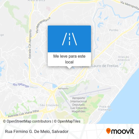 Rua Firmino G. De Melo mapa