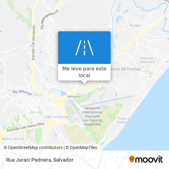 Rua Juraci Pedreira mapa