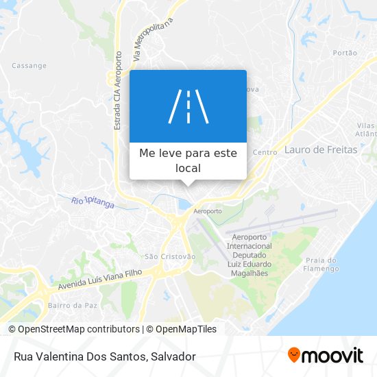 Rua Valentina Dos Santos mapa