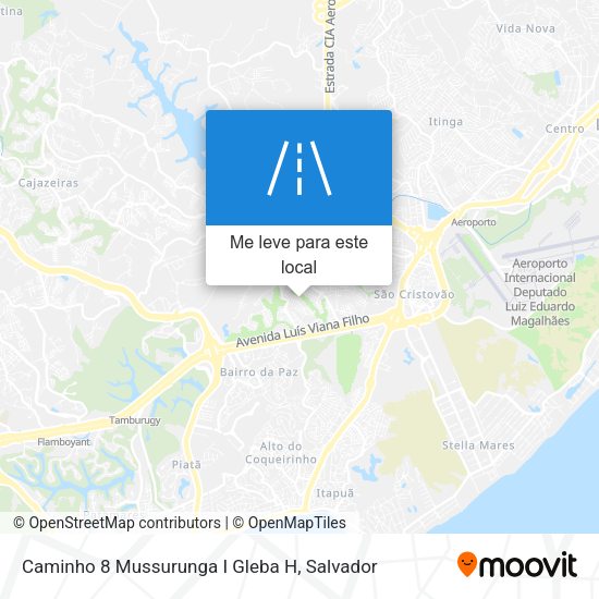 Caminho 8 Mussurunga I Gleba H mapa