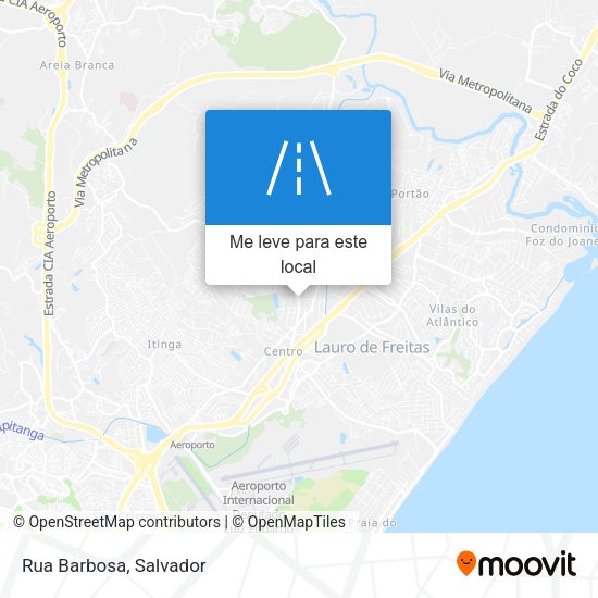 Rua Barbosa mapa