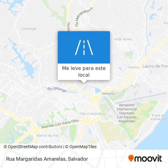 Rua Margaridas Amarelas mapa