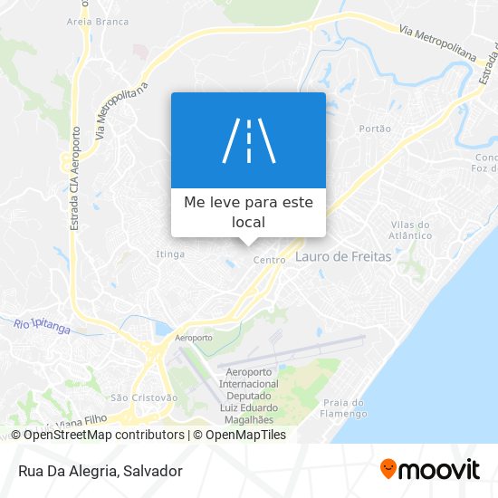 Rua Da Alegria mapa