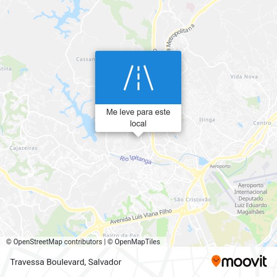 Travessa Boulevard mapa