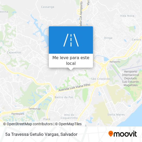 5a Travessa Getulio Vargas mapa