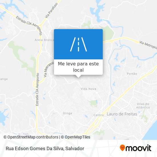 Rua Edson Gomes Da Silva mapa