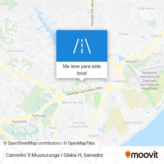 Caminho 5 Mussurunga I Gleba H mapa