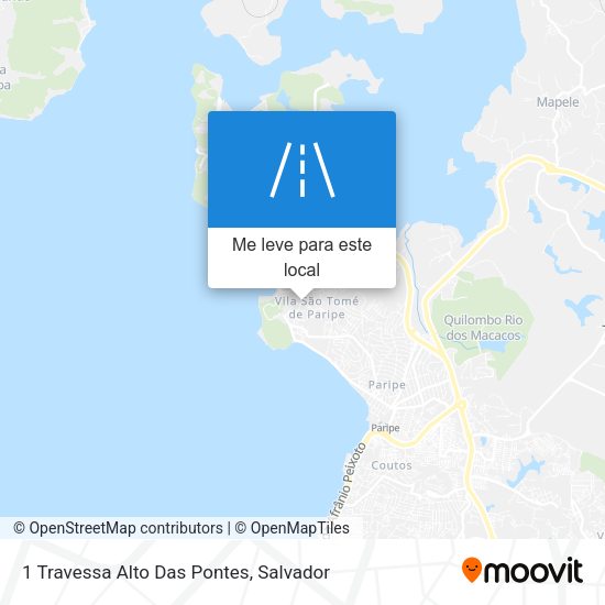 1 Travessa Alto Das Pontes mapa