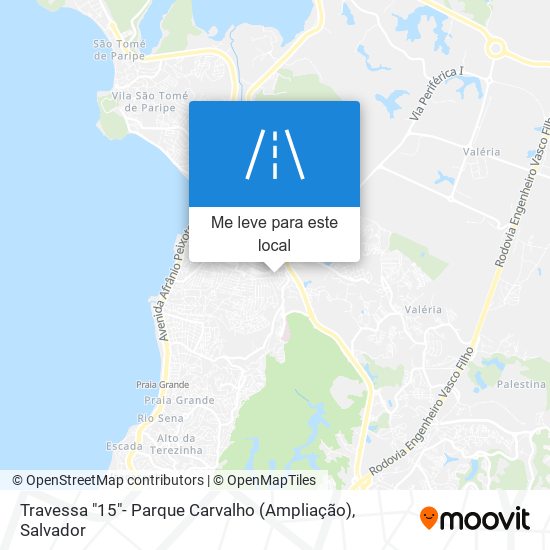 Travessa "15"- Parque Carvalho (Ampliação) mapa