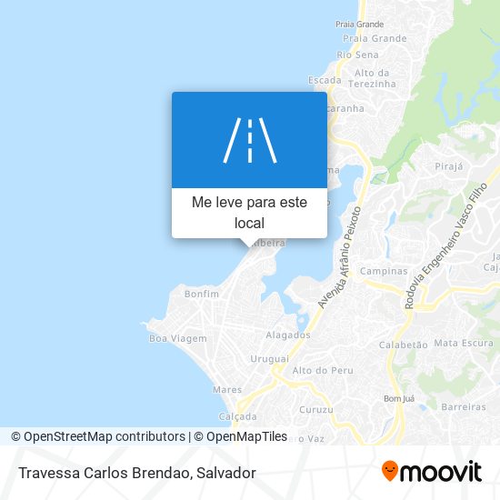 Travessa Carlos Brendao mapa