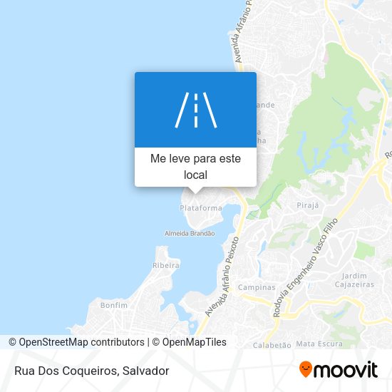 Rua Dos Coqueiros mapa