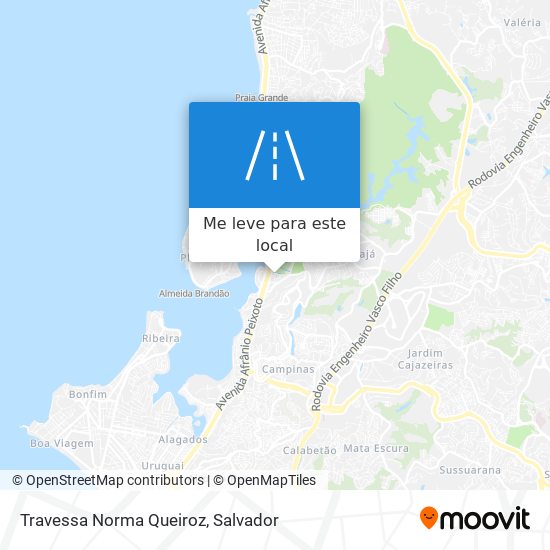 Travessa Norma Queiroz mapa