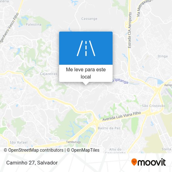 Caminho 27 mapa