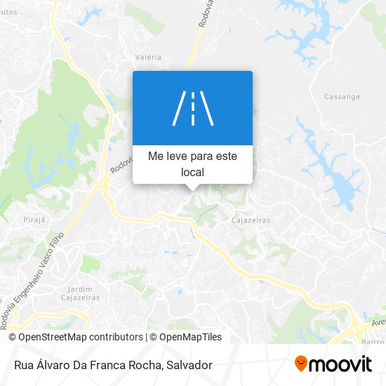 Rua Álvaro Da Franca Rocha mapa