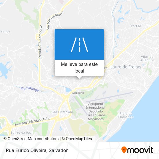 Rua Eurico Oliveira mapa