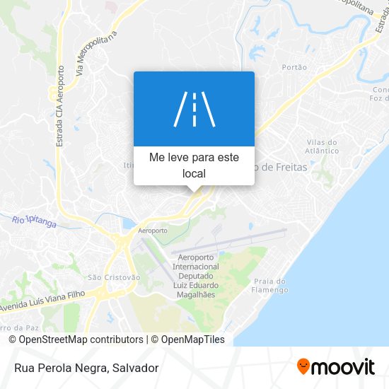 Rua Perola Negra mapa