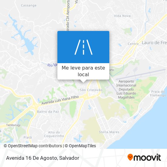 Avenida 16 De Agosto mapa