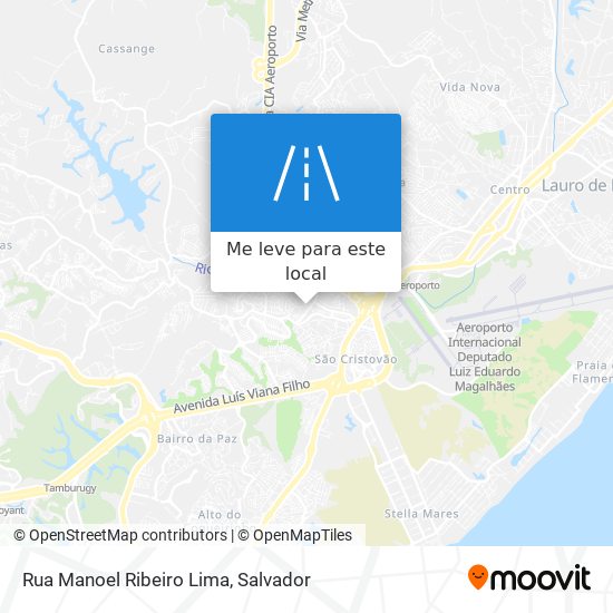 Rua Manoel Ribeiro Lima mapa