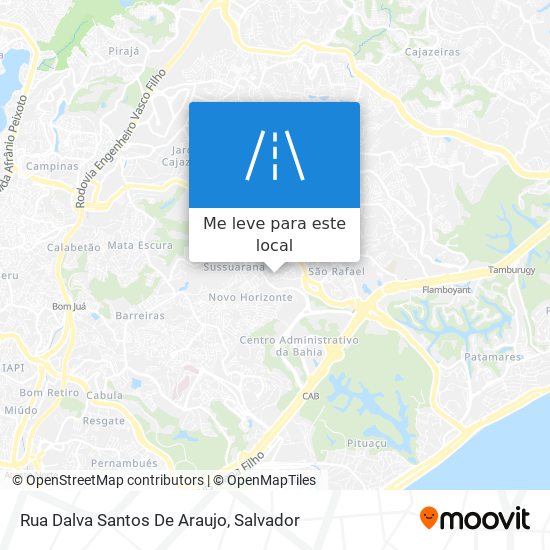 Rua Dalva Santos De Araujo mapa