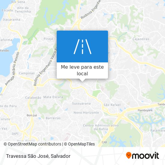 Travessa São José mapa