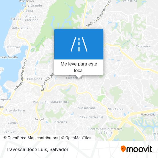 Travessa José Luís mapa