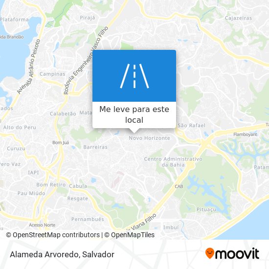 Alameda Arvoredo mapa