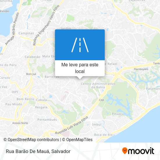 Rua Barão De Mauá mapa