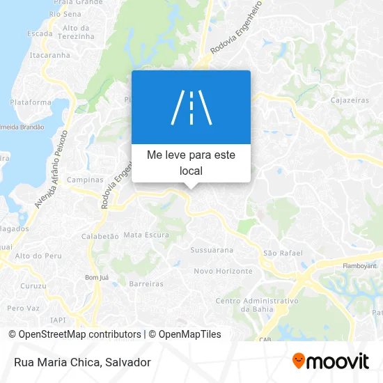 Rua Maria Chica mapa