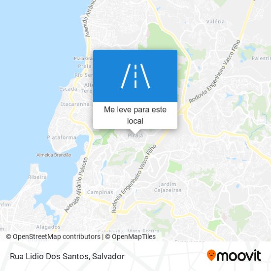 Rua Lidio Dos Santos mapa