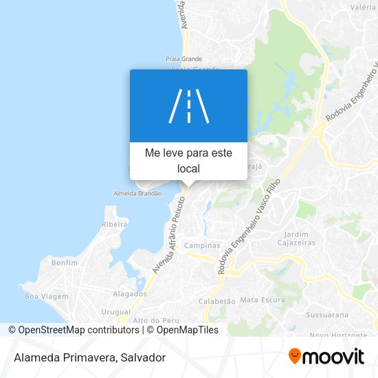 Alameda Primavera mapa