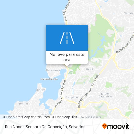 Rua Nossa Senhora Da Conceição mapa