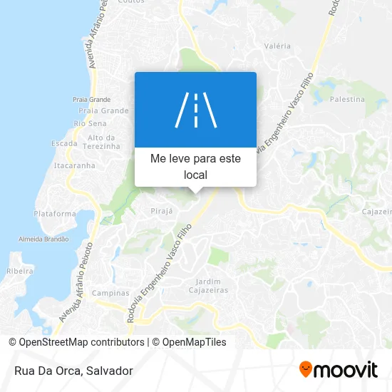 Rua Da Orca mapa