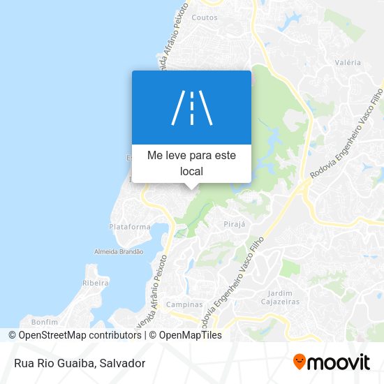 Rua Rio Guaiba mapa
