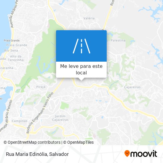 Rua Maria Edinólia mapa