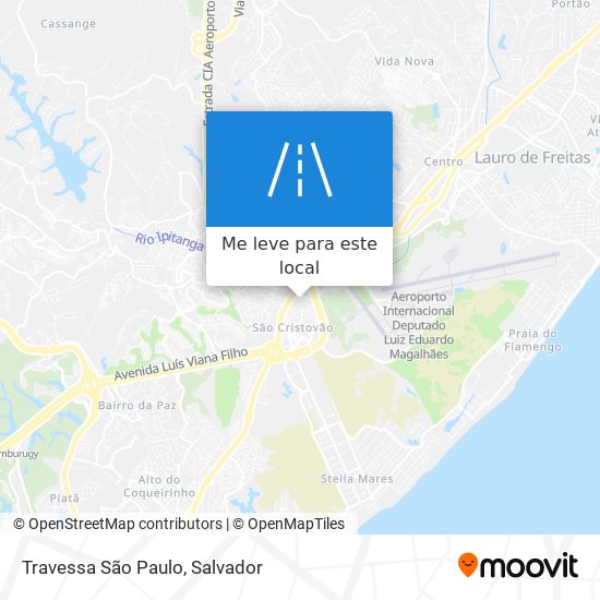 Travessa São Paulo mapa