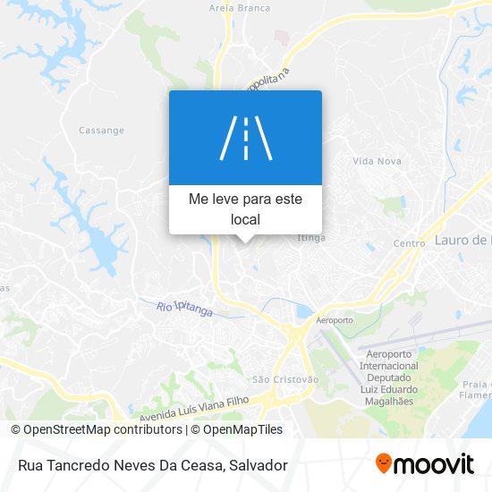 Rua Tancredo Neves Da Ceasa mapa