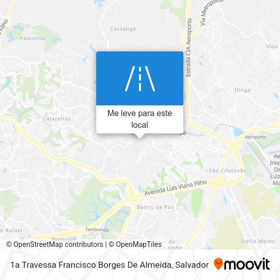 1a Travessa Francisco Borges De Almeida mapa