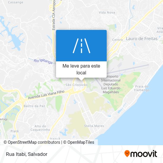 Rua Itabi mapa