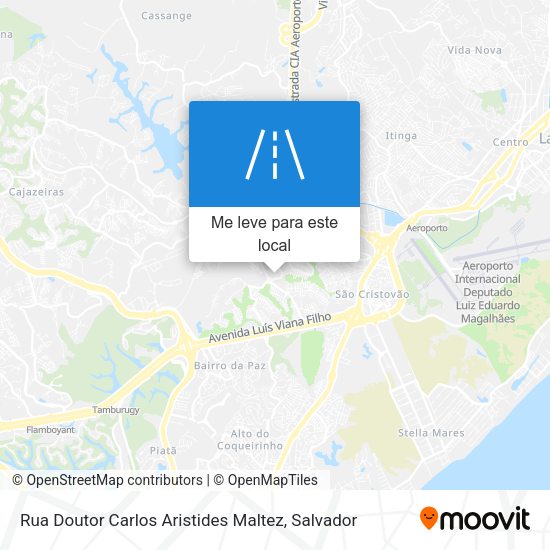 Rua Doutor Carlos Aristides Maltez mapa