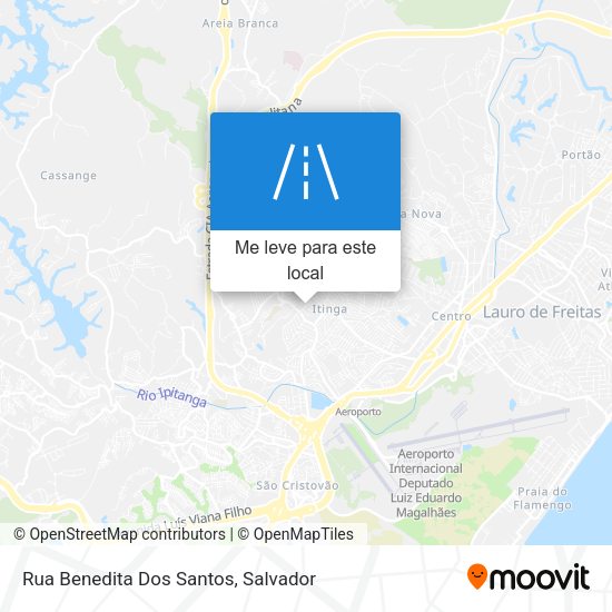 Rua Benedita Dos Santos mapa