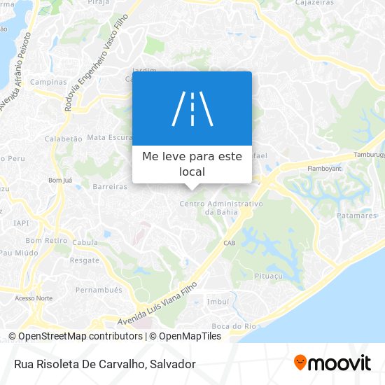 Rua Risoleta De Carvalho mapa