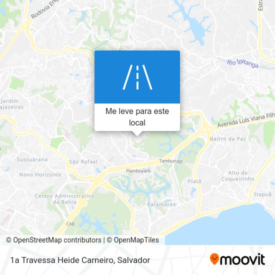 1a Travessa Heide Carneiro mapa