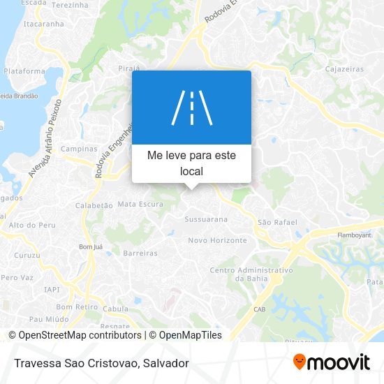 Travessa Sao Cristovao mapa