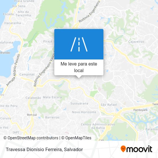Travessa Dionísio Ferreira mapa