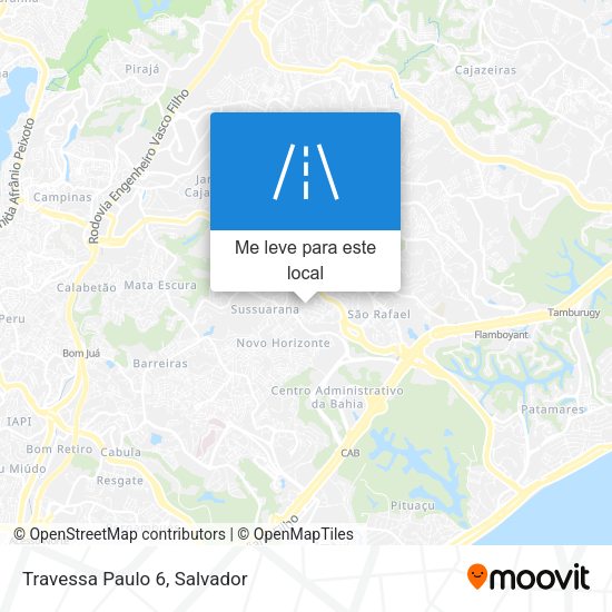 Travessa Paulo 6 mapa