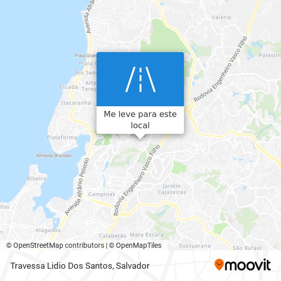 Travessa Lidio Dos Santos mapa