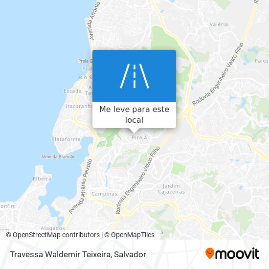 Travessa Waldemir Teixeira mapa