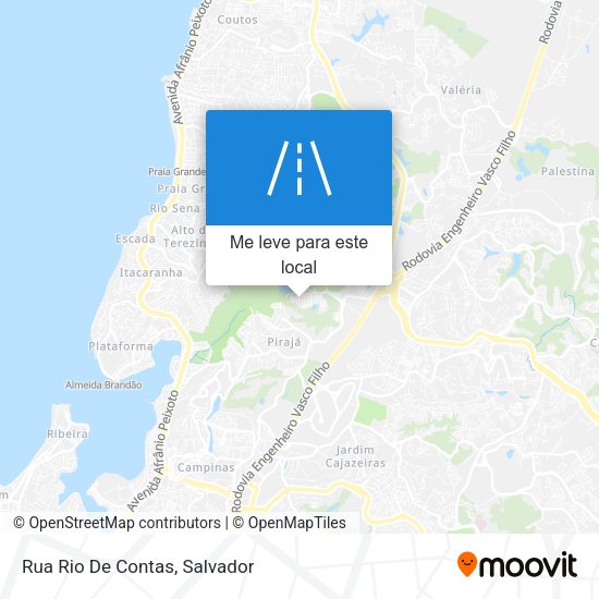 Rua Rio De Contas mapa