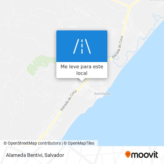 Alameda Bentivi mapa