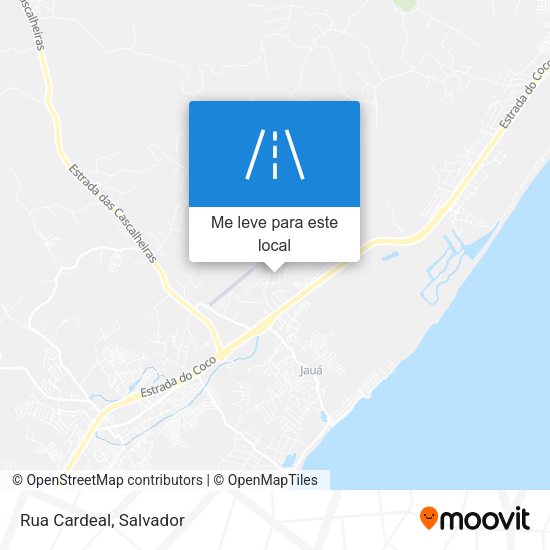 Rua Cardeal mapa